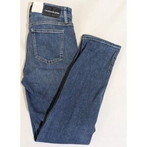 Calvin Klein Jeans Straight Leg Button Fly Denim Pants Mens 27x30‎ New